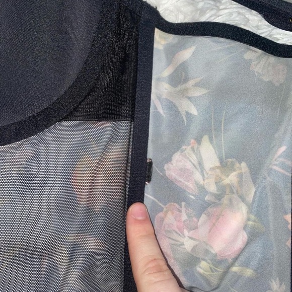 Victorias Secret Black Floral Bustier - Picture 6 of 9
